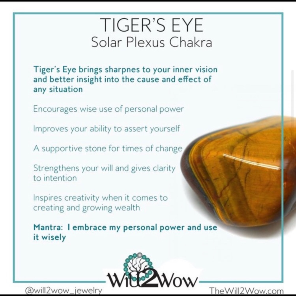 6 Pieces Of Tigers Eye Stone - Picture 3 of 3